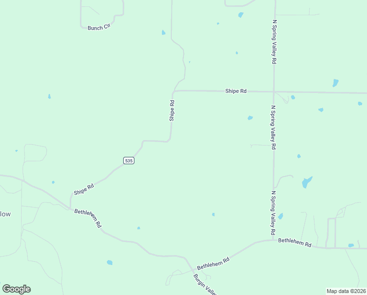 map of restaurants, bars, coffee shops, grocery stores, and more near 15457 Shipe Road in Gravette