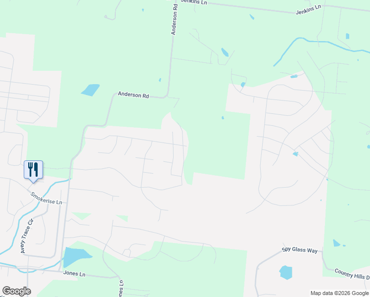 map of restaurants, bars, coffee shops, grocery stores, and more near 102 North Malayna Drive in Hendersonville