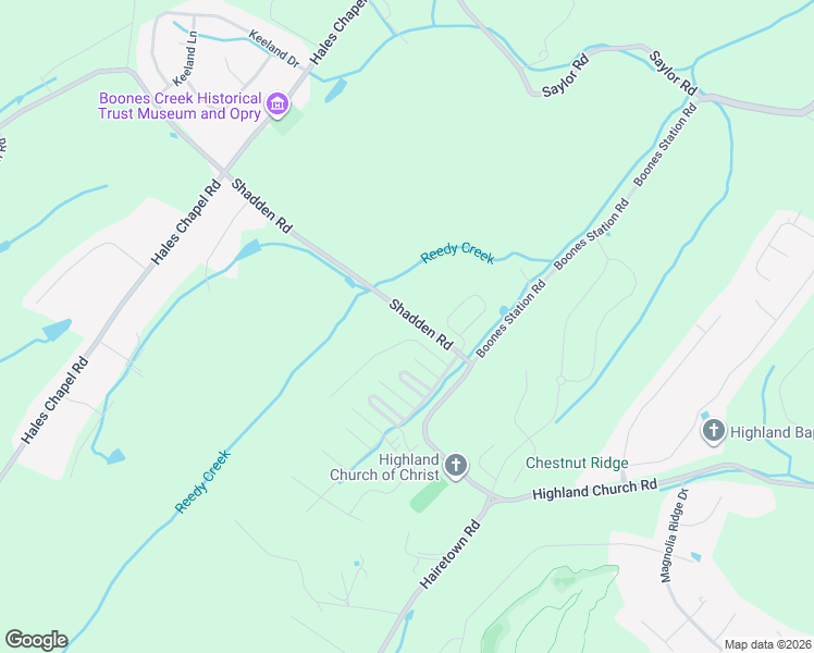 map of restaurants, bars, coffee shops, grocery stores, and more near 104-198 Shadden Road in Johnson City