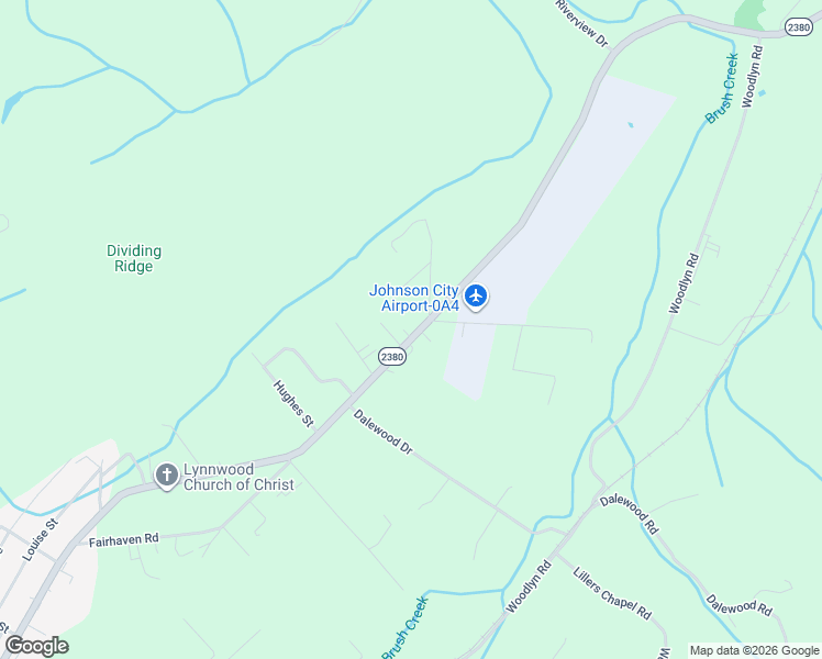 map of restaurants, bars, coffee shops, grocery stores, and more near 2928 Watauga Road in Johnson City