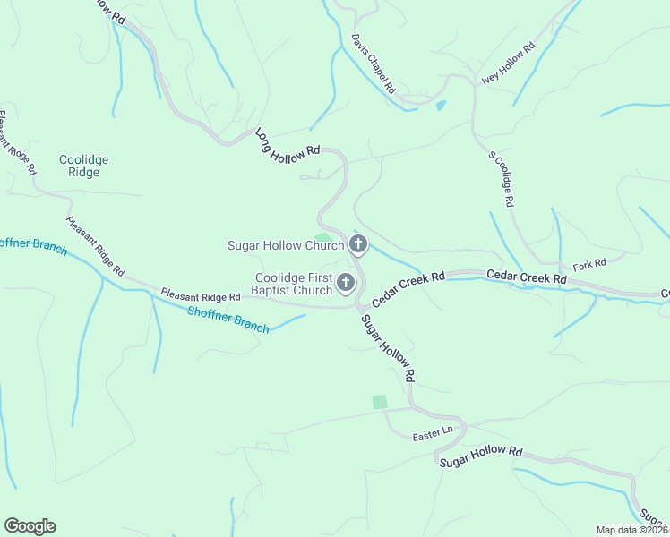 map of restaurants, bars, coffee shops, grocery stores, and more near 2448 Long Hollow Road in LaFollette