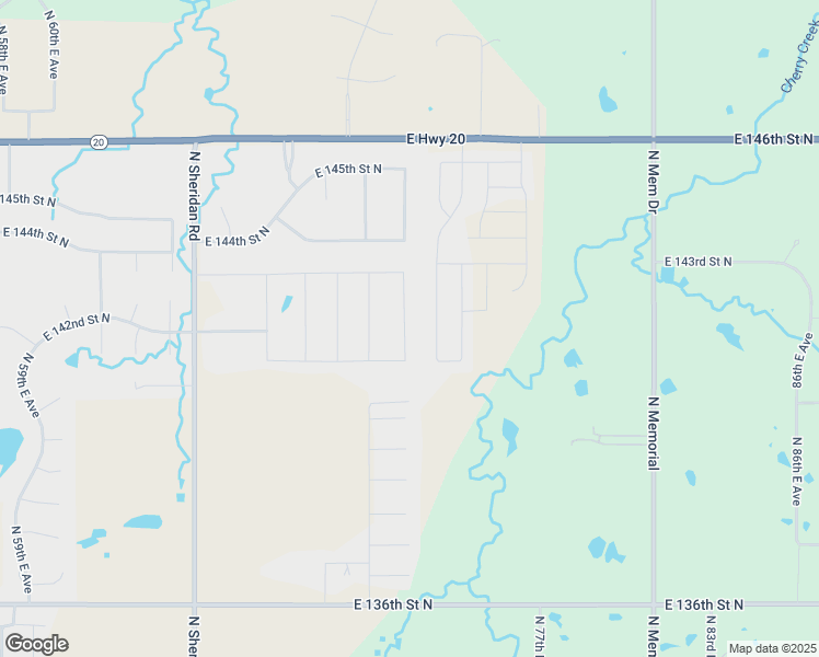 map of restaurants, bars, coffee shops, grocery stores, and more near 14207 North 72nd East Avenue in Collinsville