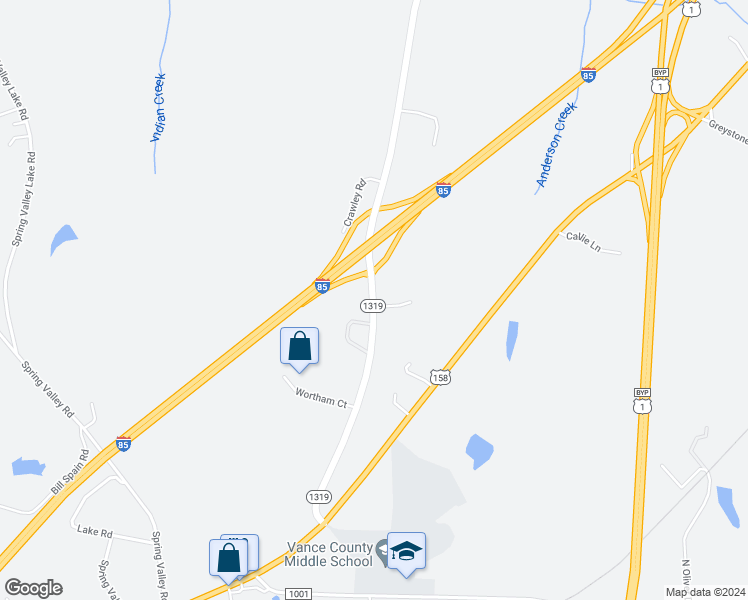 map of restaurants, bars, coffee shops, grocery stores, and more near 100 Satterwhite Point Road in Henderson