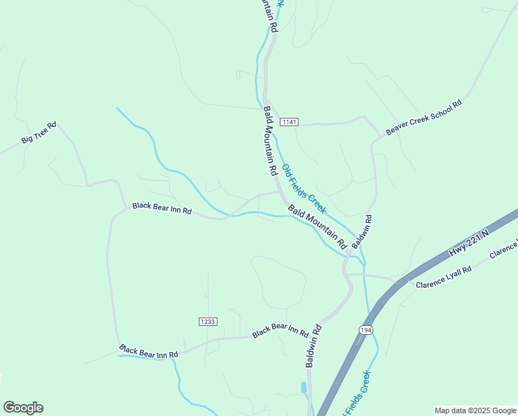 map of restaurants, bars, coffee shops, grocery stores, and more near Bill Church Road in Ashe County
