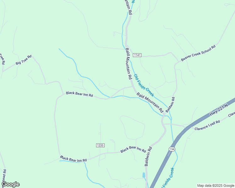 map of restaurants, bars, coffee shops, grocery stores, and more near 1744 Black Bear Inn Road in West Jefferson