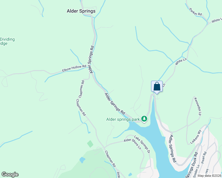 map of restaurants, bars, coffee shops, grocery stores, and more near 735 Alder Springs Road in LaFollette