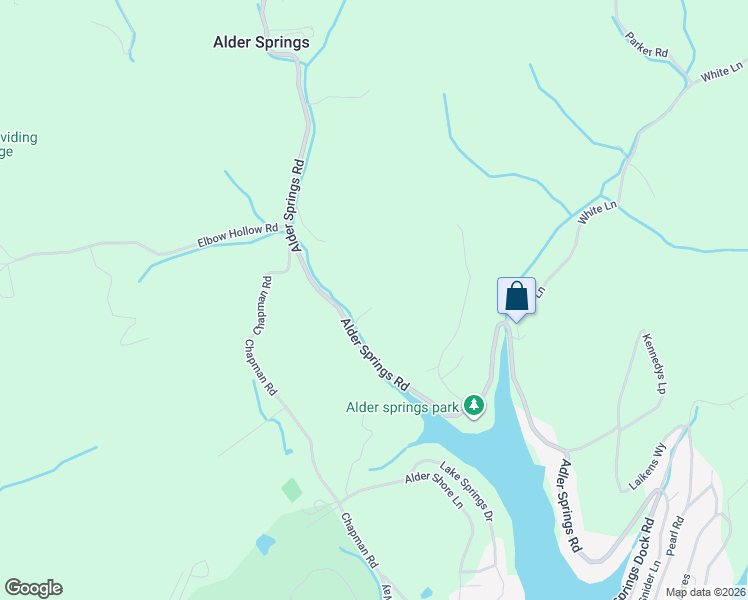 map of restaurants, bars, coffee shops, grocery stores, and more near 735 Alder Springs Road in LaFollette
