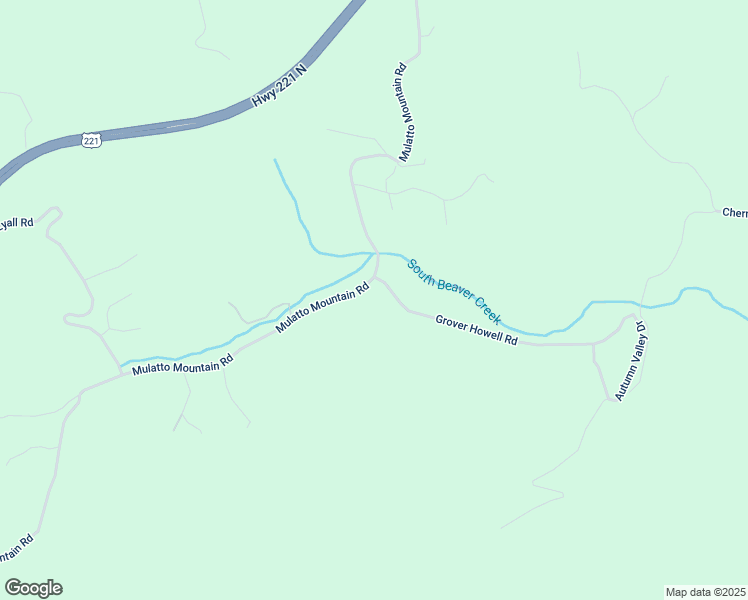 map of restaurants, bars, coffee shops, grocery stores, and more near 1083 Mulatto Mountain Road in West Jefferson