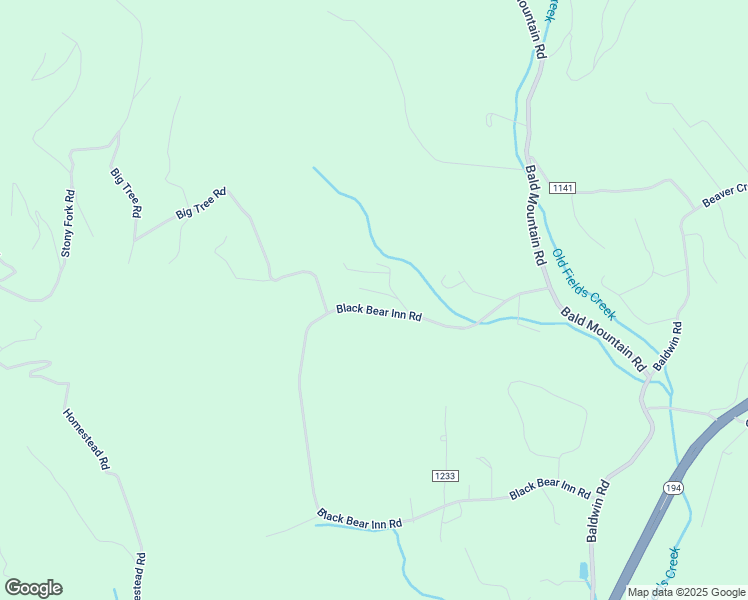 map of restaurants, bars, coffee shops, grocery stores, and more near 1417 Black Bear Inn Road in West Jefferson