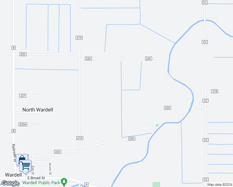 map of restaurants, bars, coffee shops, grocery stores, and more near in Homestown