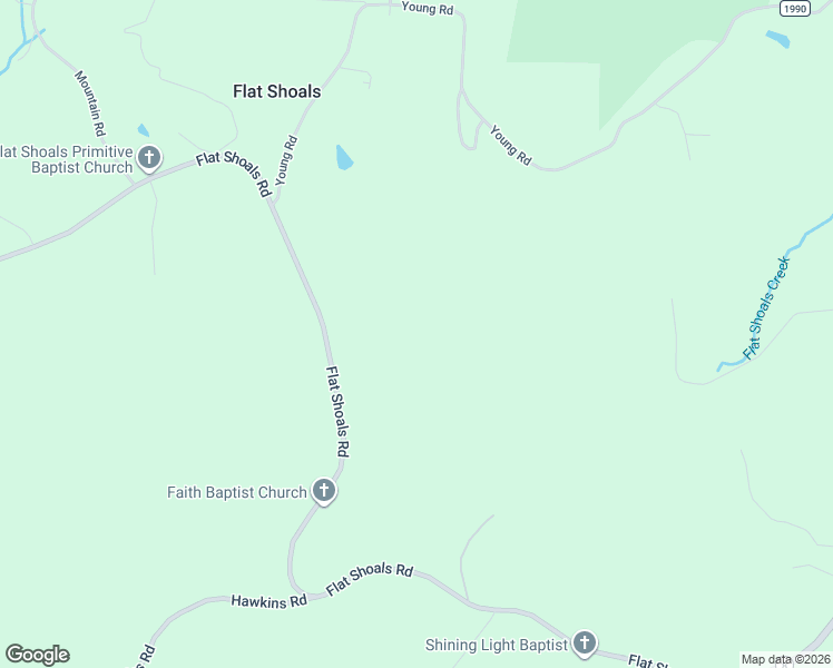 map of restaurants, bars, coffee shops, grocery stores, and more near 4037 Flat Shoals Road in Germanton