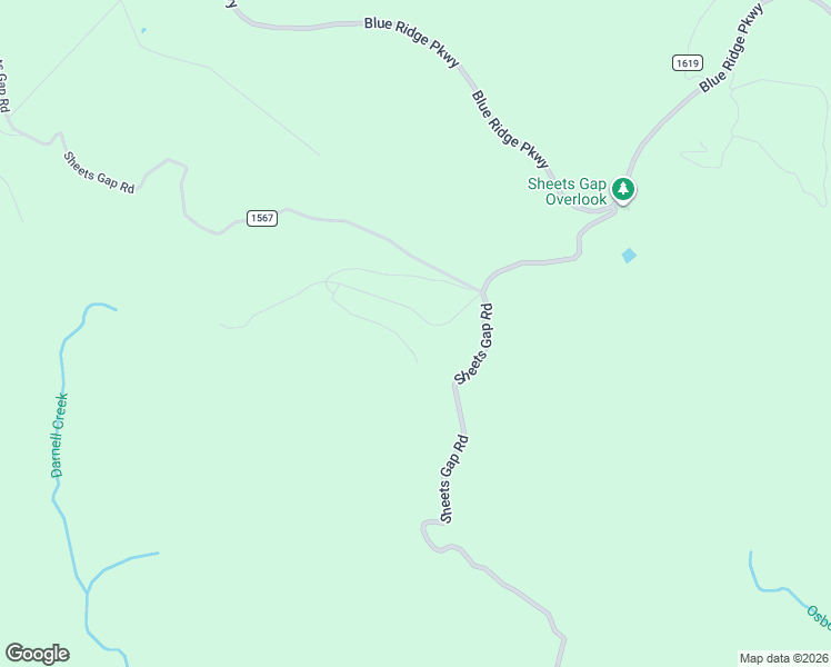 map of restaurants, bars, coffee shops, grocery stores, and more near 672 Jobs Road in Millers Creek