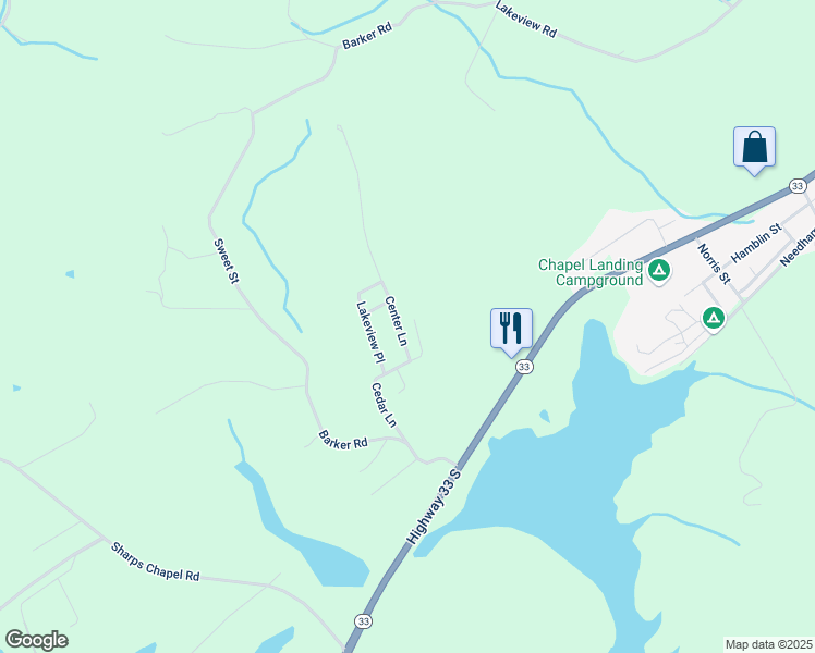 map of restaurants, bars, coffee shops, grocery stores, and more near 234 Cedar Lane in New Tazewell
