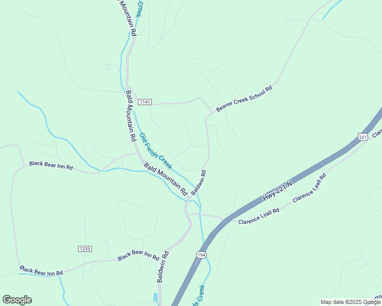 map of restaurants, bars, coffee shops, grocery stores, and more near 116 North And West Drive in West Jefferson
