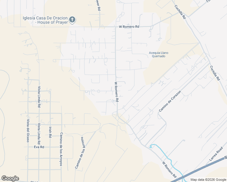 map of restaurants, bars, coffee shops, grocery stores, and more near West Romero Road in Ranchos de Taos