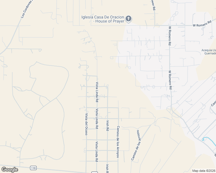 map of restaurants, bars, coffee shops, grocery stores, and more near 74 Irish Road in Ranchos de Taos