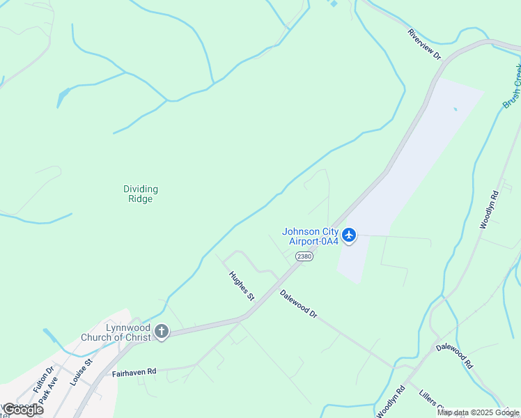 map of restaurants, bars, coffee shops, grocery stores, and more near 2898 Watauga Rd in Johnson City