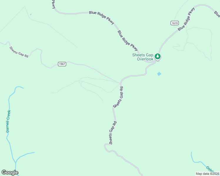 map of restaurants, bars, coffee shops, grocery stores, and more near 672 Jobs Road in Millers Creek