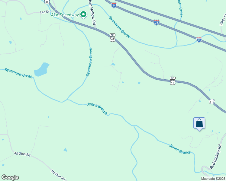 map of restaurants, bars, coffee shops, grocery stores, and more near 5953 Highway 41a in Cheatham County
