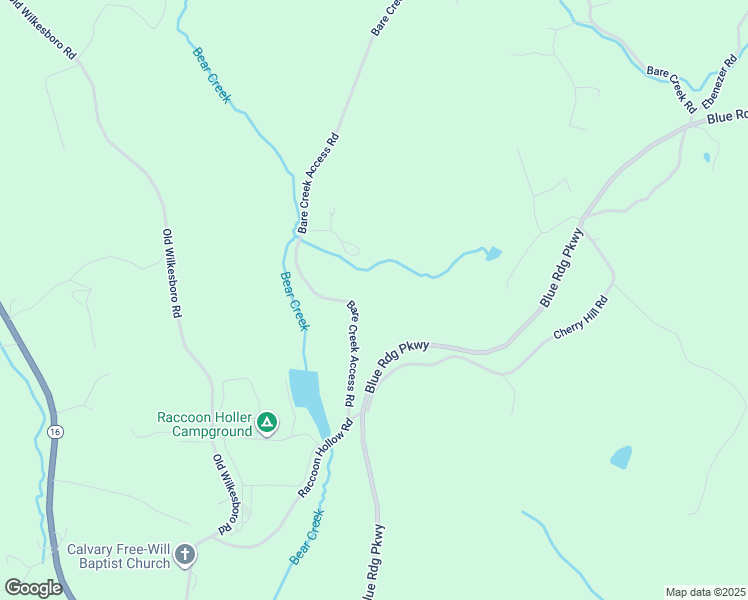 map of restaurants, bars, coffee shops, grocery stores, and more near 1145 Bare Creek Access Road in Jefferson