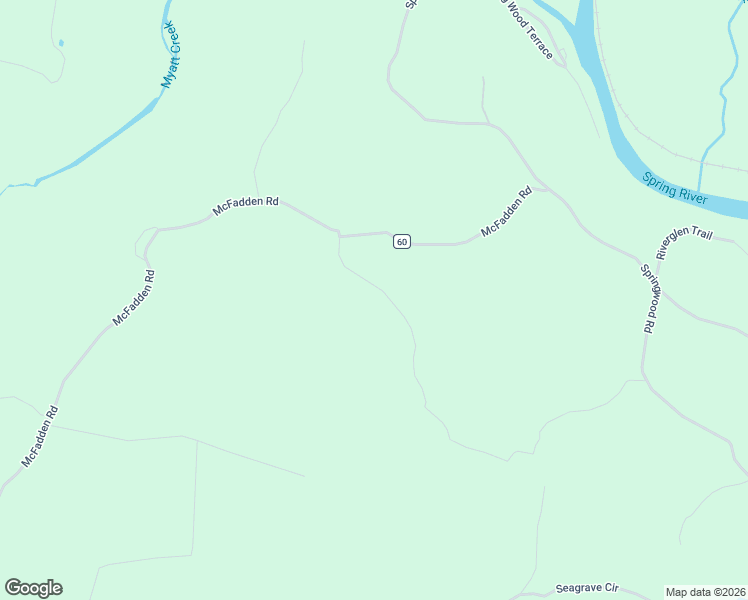 map of restaurants, bars, coffee shops, grocery stores, and more near 68 Red Oak Road in Hardy