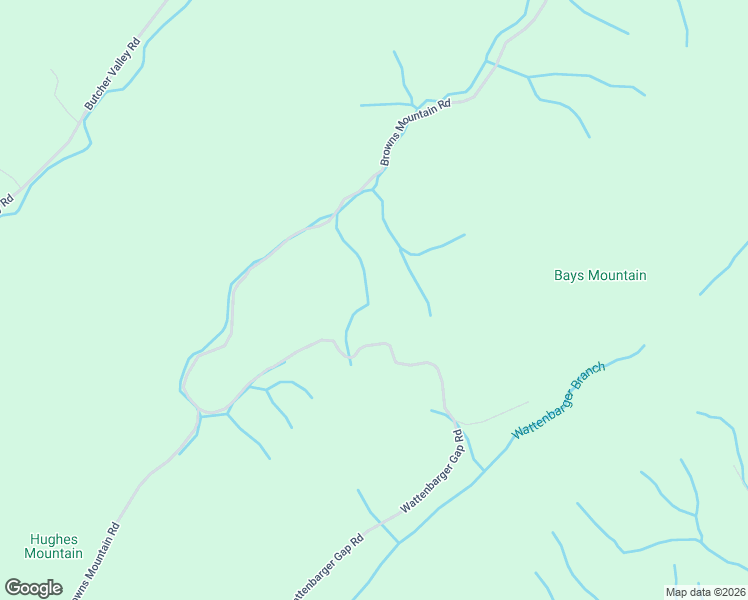 map of restaurants, bars, coffee shops, grocery stores, and more near 144 Old Brown Mountain School Road in Rogersville