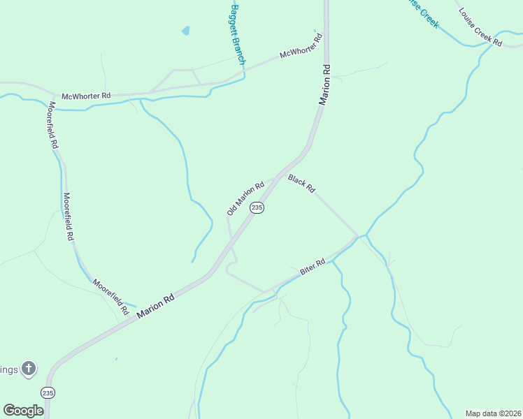 map of restaurants, bars, coffee shops, grocery stores, and more near 5001 Marion Road in Cunningham