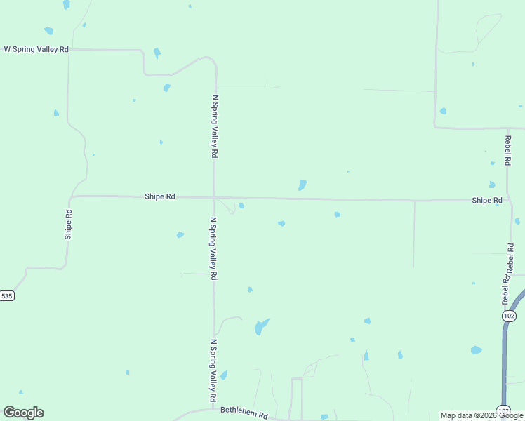 map of restaurants, bars, coffee shops, grocery stores, and more near 14865 Shipe Road in Gravette