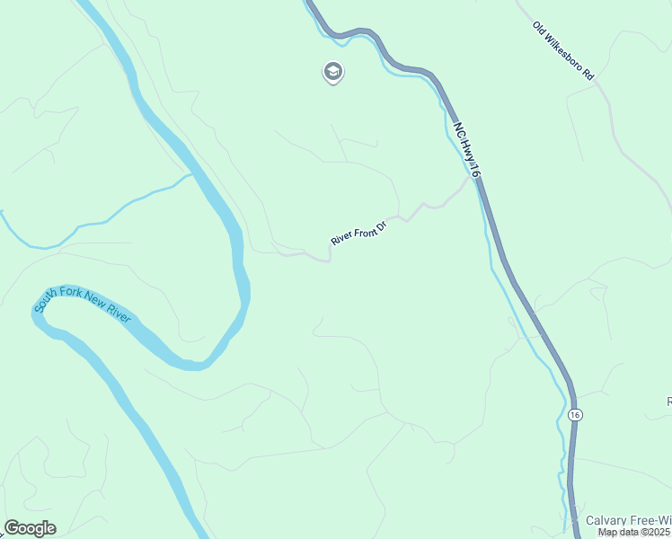 map of restaurants, bars, coffee shops, grocery stores, and more near 269 River Lane in West Jefferson