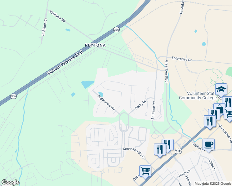 map of restaurants, bars, coffee shops, grocery stores, and more near 1038 Sierra Gorda Drive in Gallatin