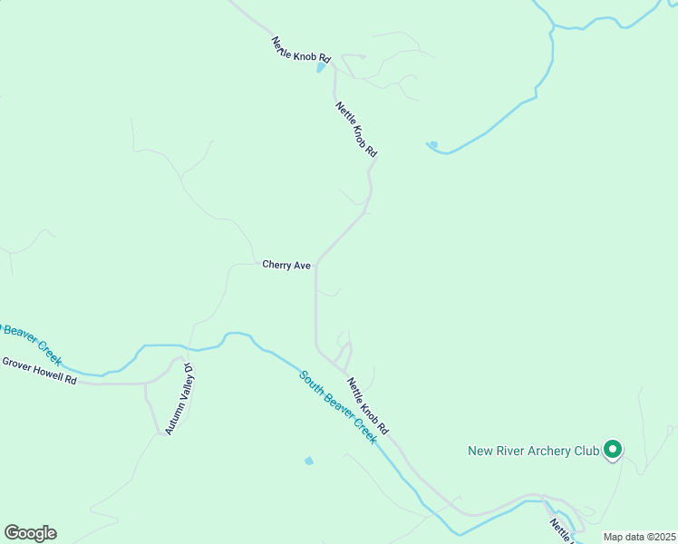map of restaurants, bars, coffee shops, grocery stores, and more near 1607 Nettle Knob Road in West Jefferson
