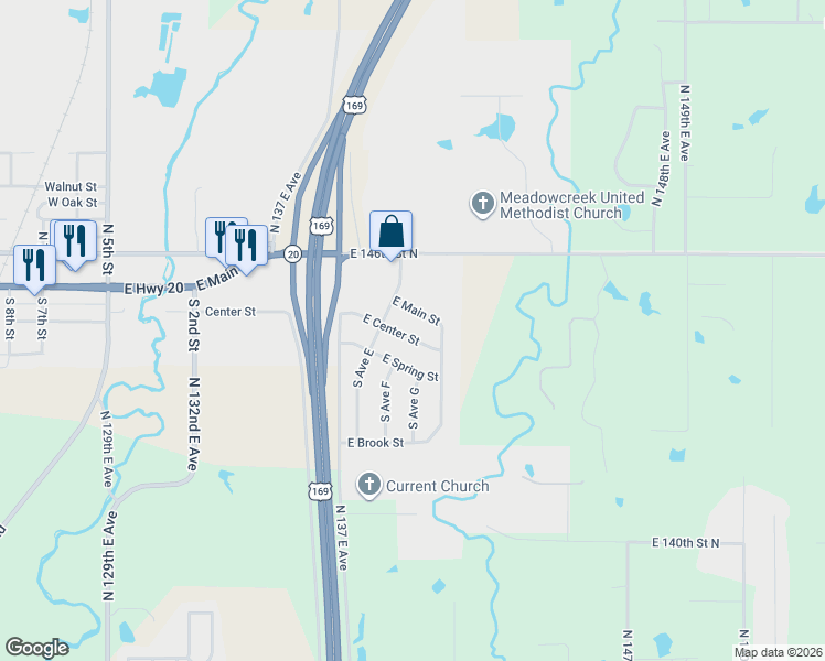 map of restaurants, bars, coffee shops, grocery stores, and more near 626 E Center St in Collinsville