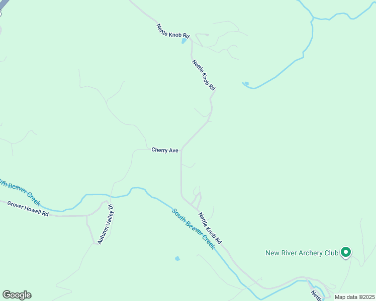map of restaurants, bars, coffee shops, grocery stores, and more near 1607 Nettle Knob Road in West Jefferson