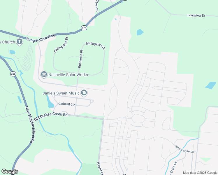 map of restaurants, bars, coffee shops, grocery stores, and more near 299 Buchanan Circle in Hendersonville