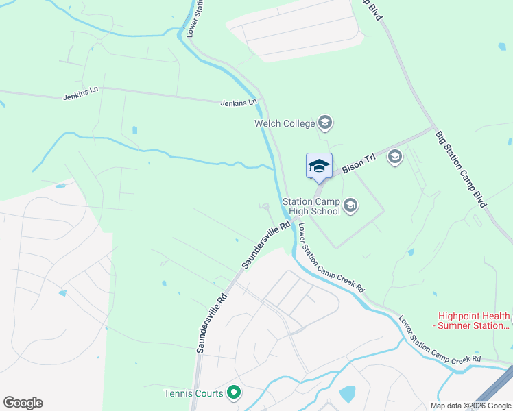 map of restaurants, bars, coffee shops, grocery stores, and more near 1763 Saundersville Road in Hendersonville