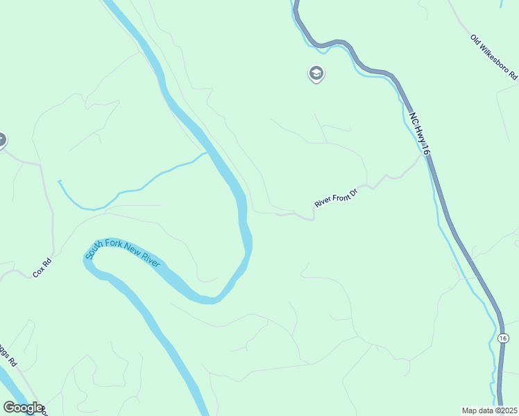 map of restaurants, bars, coffee shops, grocery stores, and more near River Front Ridge Drive in West Jefferson