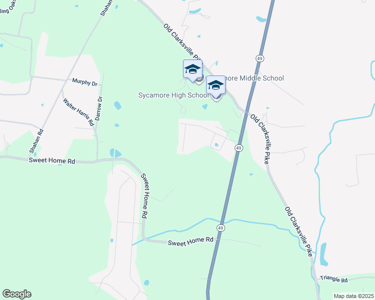 map of restaurants, bars, coffee shops, grocery stores, and more near 4055 Sweethome Road in Ashland City