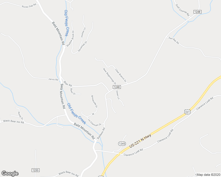 map of restaurants, bars, coffee shops, grocery stores, and more near 2794 Beaver Creek School Road in West Jefferson