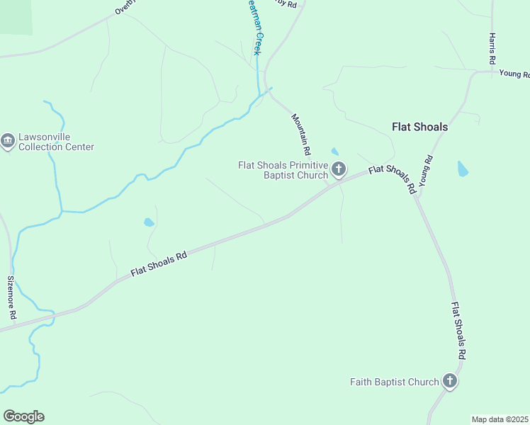 map of restaurants, bars, coffee shops, grocery stores, and more near 3505 Flat Shoals Road in Germanton