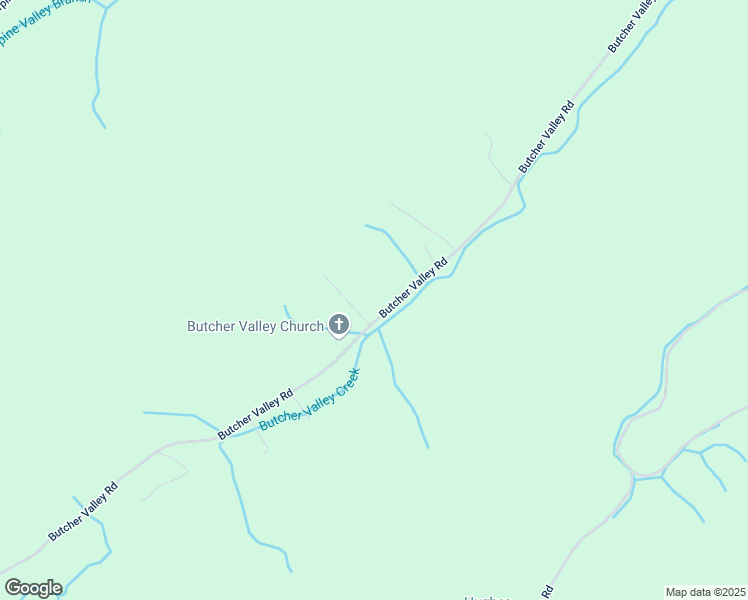 map of restaurants, bars, coffee shops, grocery stores, and more near 700 Butcher Valley Road in Rogersville