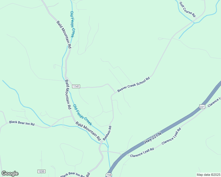 map of restaurants, bars, coffee shops, grocery stores, and more near 143 State Road 1141 in West Jefferson
