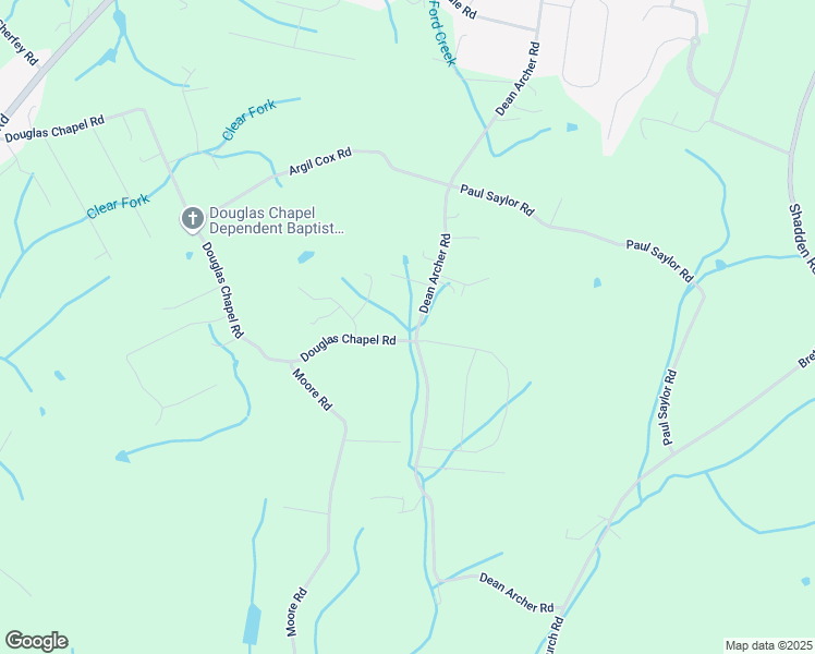 map of restaurants, bars, coffee shops, grocery stores, and more near 368 Dean Archer Road in Jonesborough