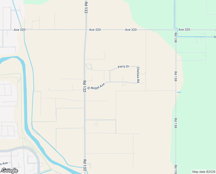 map of restaurants, bars, coffee shops, grocery stores, and more near 13373 El Nogal Avenue in Visalia