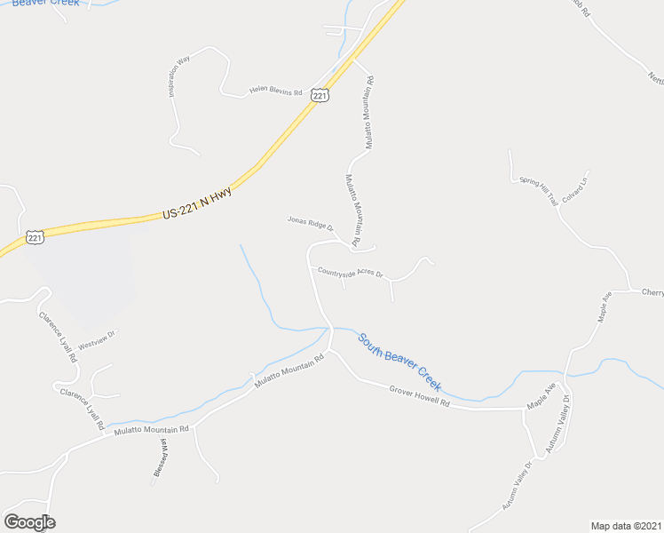 map of restaurants, bars, coffee shops, grocery stores, and more near 155 Countryside Acres Drive in West Jefferson