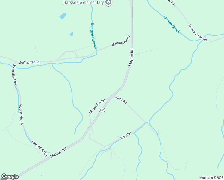 map of restaurants, bars, coffee shops, grocery stores, and more near 4980 Marion Road in Cunningham