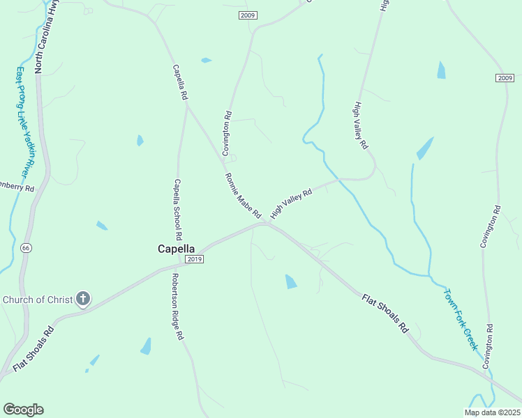 map of restaurants, bars, coffee shops, grocery stores, and more near 1025 High Valley Road in King