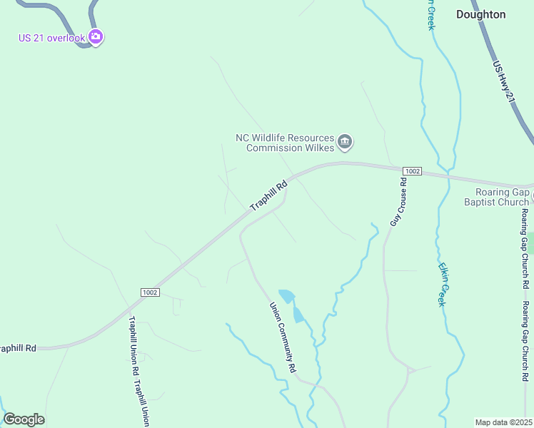 map of restaurants, bars, coffee shops, grocery stores, and more near 429 Union Community Road in Thurmond
