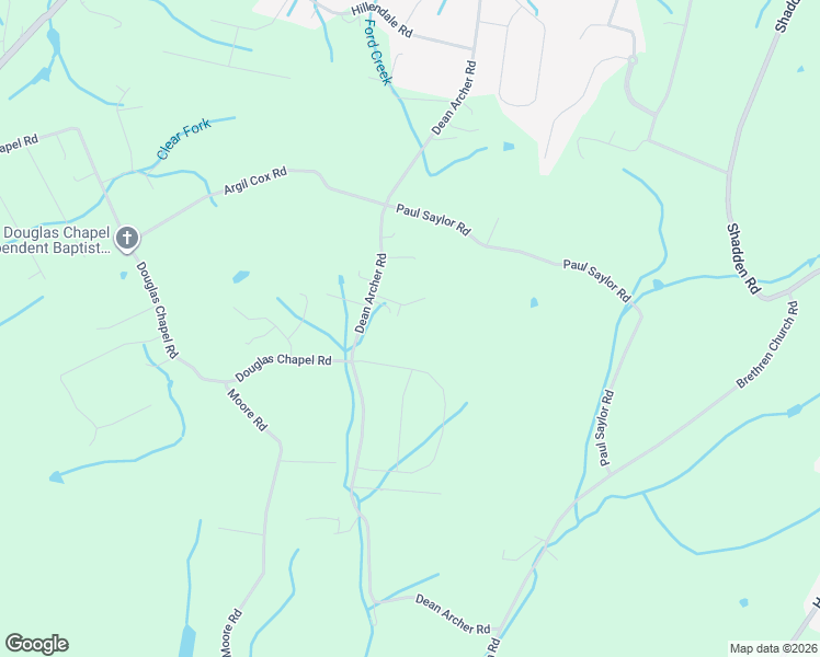 map of restaurants, bars, coffee shops, grocery stores, and more near 453 Dean Archer Road in Jonesborough