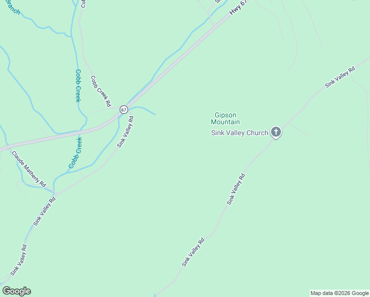 map of restaurants, bars, coffee shops, grocery stores, and more near Sink Valley Road in Butler