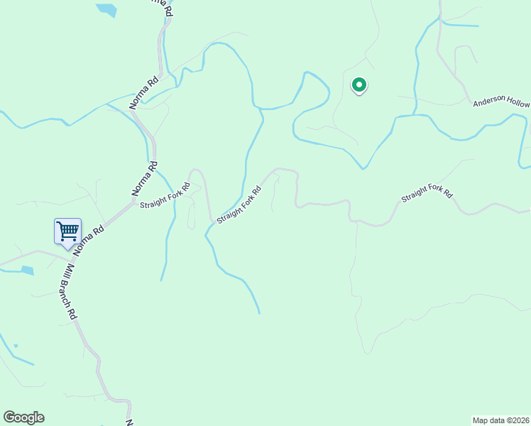 map of restaurants, bars, coffee shops, grocery stores, and more near 285 Mountain Pvt Drive in Huntsville